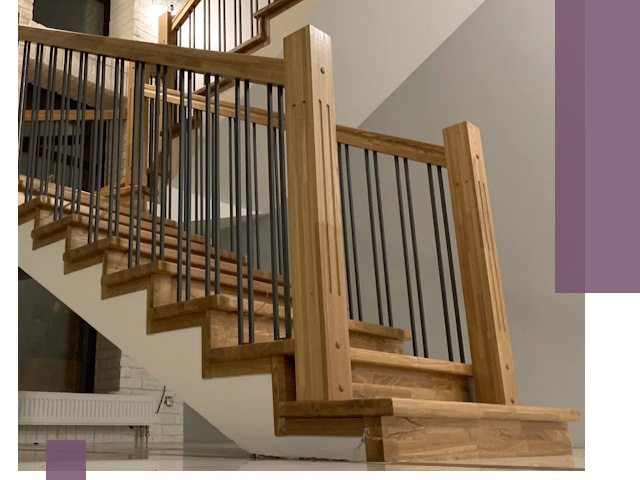 Реставрация деревянных и металлических лестниц в Обнинске