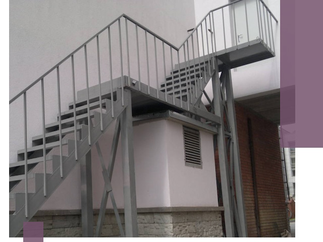 Монтаж пожарных лестниц под ключ в Обнинске с гарантией качества