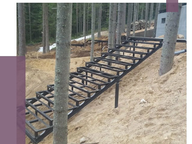 Монтаж металлических лестниц в Обнинске от 13449 руб. 