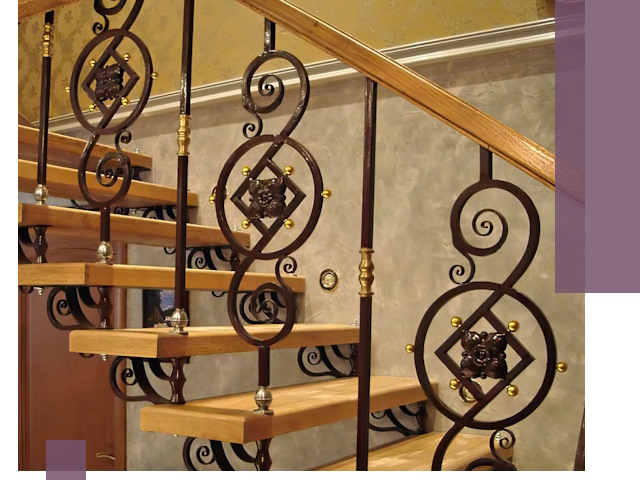 Изготовление кованых лестниц под ключ в Обнинске