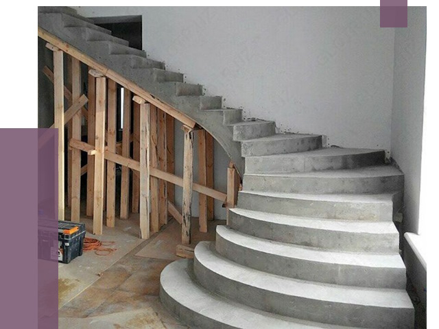 Изготовление бетонных лестниц под ключ в Обнинске от 19793 руб. | ПРОЛЁТ-Бнн