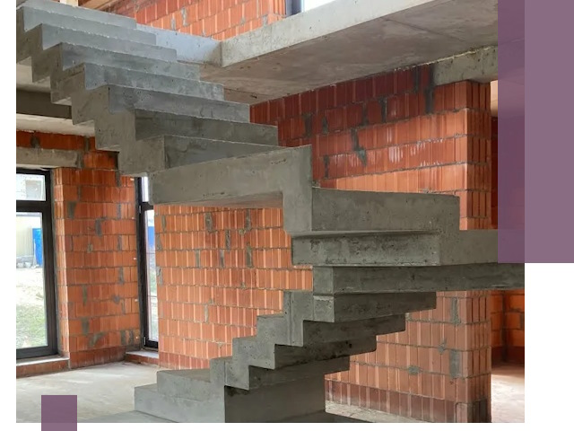 Изготовление бетонных лестниц под ключ в Обнинске