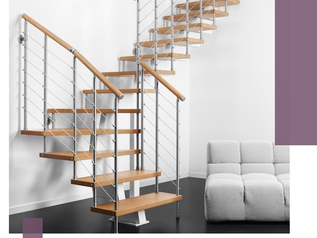 Модульные лестницы под ключ в Обнинске — монтаж и изготовление