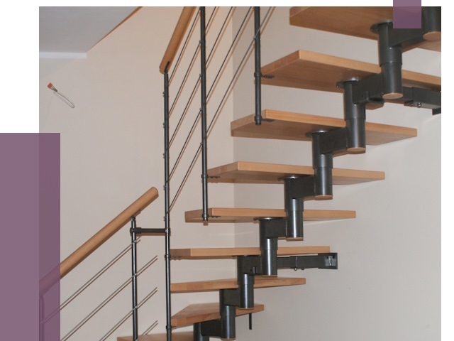 Изготовление модульных лестниц в Обнинске от 11419 руб. 