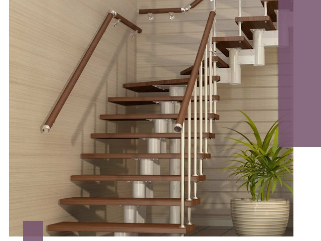 Изготовление модульных лестниц под ключ в Обнинске