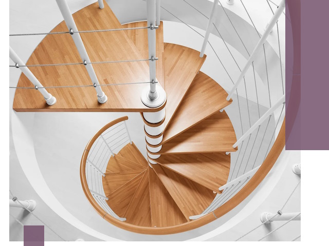 Изготовление винтовых лестниц под ключ в Обнинске