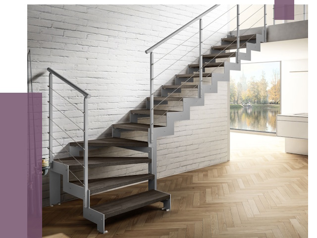 Г-образные лестницы под ключ в Обнинске от 36794 руб. | ПРОЛЁТ-Бнн