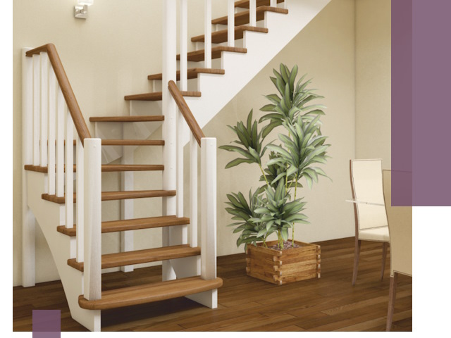 Г-образные лестницы под ключ в Обнинске — изготовление и монтаж