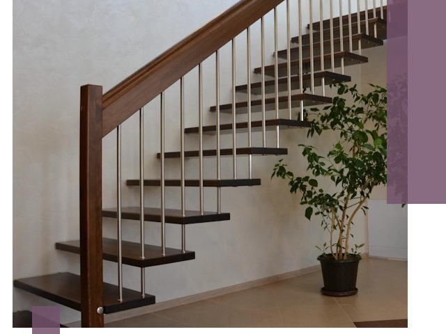 Лестницы на больцах под ключ в Обнинске – изготовление и монтаж