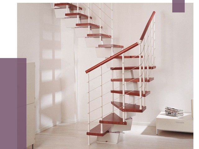 Изготовление лестниц на больцах в Обнинске от 9643 руб. | ПРОЛЁТ-Бнн