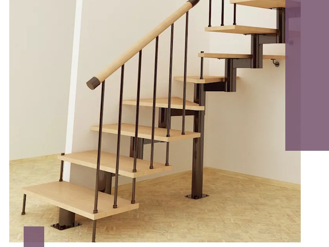 Монтаж лестниц на больцах в Обнинске — быстро и надежно