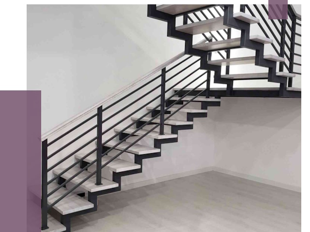 Лестницы на металлокаркасе под ключ в Обнинске от 12688 руб. | ПРОЛЁТ-Бнн