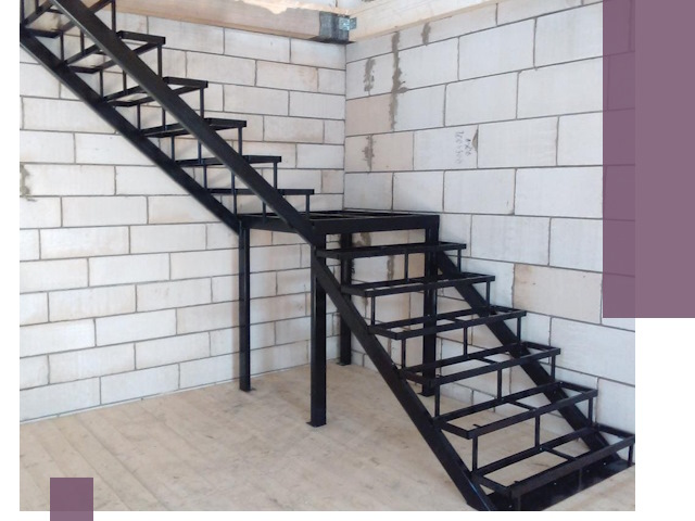 Лестницы на металлокаркасе под ключ в Обнинске — изготовление и монтаж