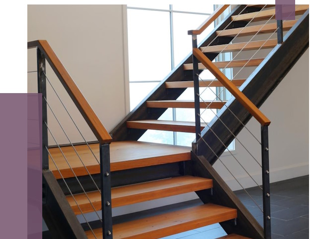 Изготовление лестниц на металлокаркасе в Обнинске от 18778 руб. | ПРОЛЁТ-Бнн