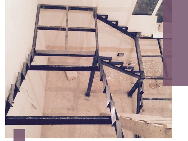 Монтаж лестниц на металлокаркасе в Обнинске быстро и качественно