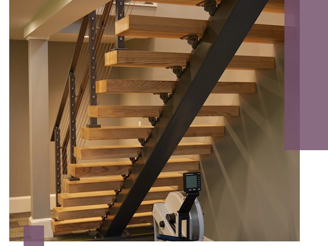 Лестницы на монокосоурах под ключ в Обнинске - изготовление и монтаж