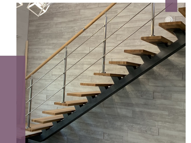 Изготовление лестниц на монокосоуре в Обнинске от 75618 руб. 