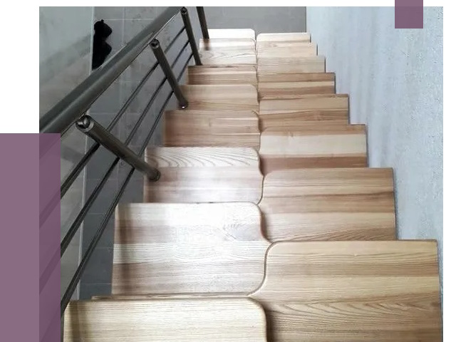 Лестницы гусиный шаг в Обнинске от 12941 руб. под ключ | ПРОЛЁТ-Бнн