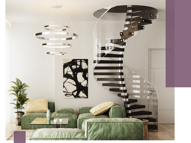 Лестницы для двухуровневой квартиры в Обнинске — изготовление и монтаж