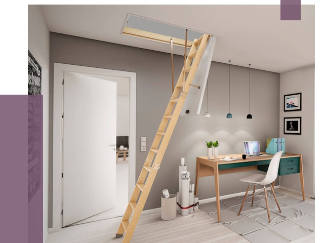 Чердачные лестницы в Обнинске — от 14464 руб. | ПРОЛЁТ-Бнн