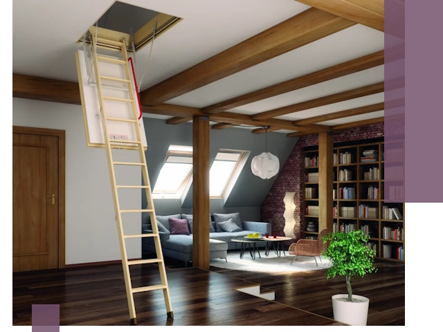 Чердачные лестницы под ключ в Обнинске: изготовление и монтаж