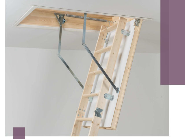 Установка чердачной лестницы под ключ в Обнинске