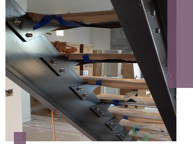 Усиление лестничных конструкций и усиление опор в Обнинске