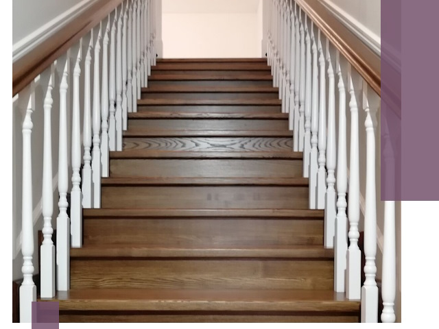 Лестницы из ясеня на заказ в Обнинске — изготовление и монтаж