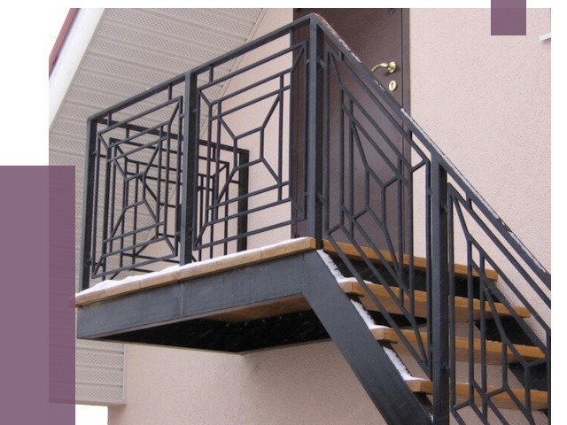 Металлические перила в Обнинске от 4263 руб.  | ПРОЛЁТ-Бнн