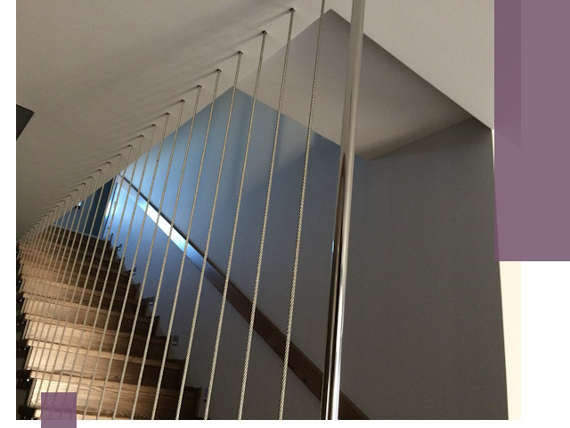 Тросовые перила под ключ в Обнинске — производство и монтаж