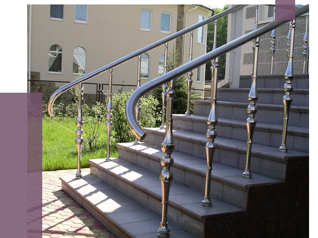 Перила для крыльца в Обнинске от 10658 руб. — монтаж ПРОЛЁТ-Бнн