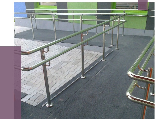 Ограждения пандусов в Обнинске от 4314 руб. монтаж | ПРОЛЁТ-Бнн