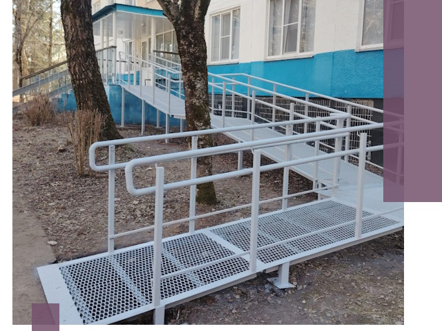Пандусы под ключ в Обнинске: изготовление, монтаж и демонтаж