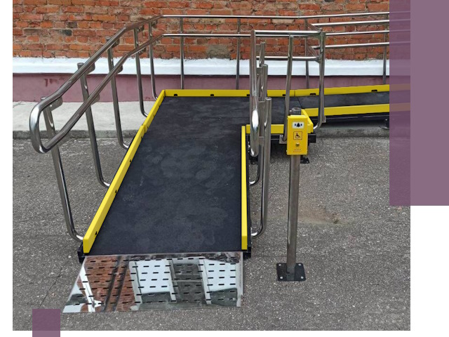 Изготовление наклонных пандусов для инвалидов в Обнинске