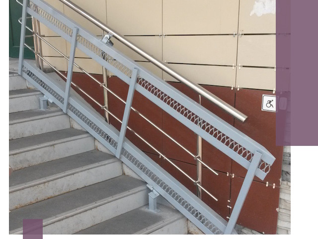 Изготовление откидных пандусов под ключ в Обнинске