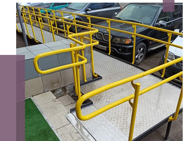 Стационарные пандусы в Обнинске от 12180 руб. | ПРОЛЁТ-Бнн