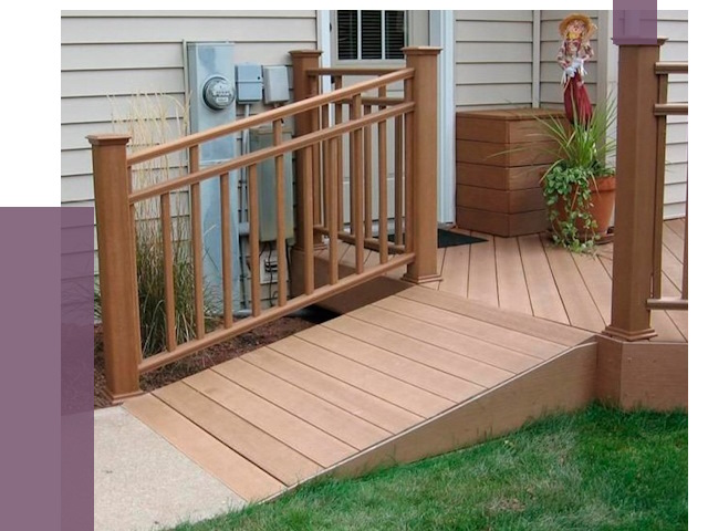 Пандус на крыльцо в Обнинске под ключ от 7714 руб. 