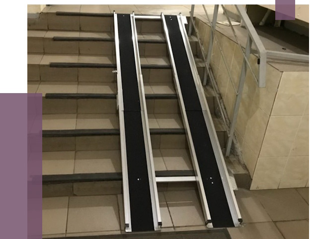 Установка пандуса в подъезд в Обнинске от 7917 руб. под ключ | ПРОЛЁТ-Бнн