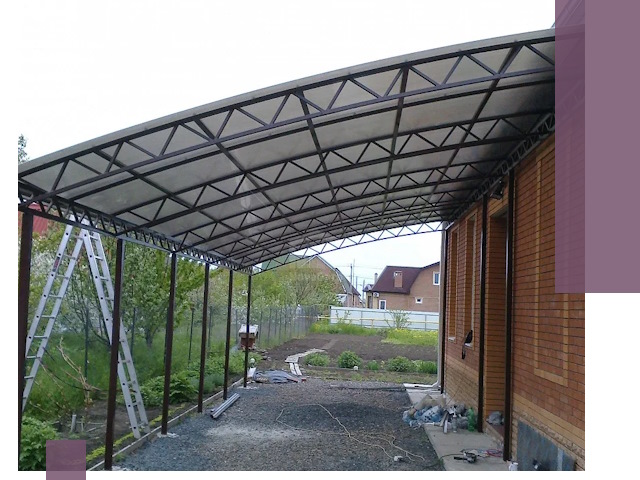 Профессиональный монтаж навесов под ключ в Обнинске