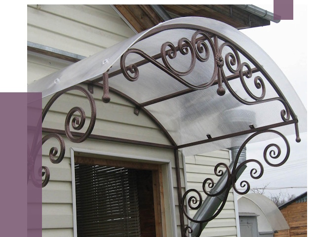 Изготовление козырьков в Обнинске от 7308 руб. — заказать | ПРОЛЁТ-Бнн