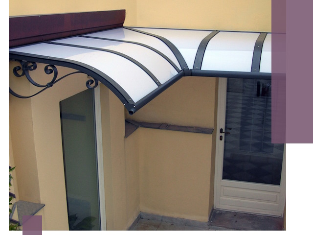 Монтаж козырьков любой сложности в Обнинске под ключ