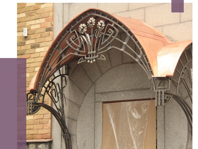 Арочные козырьки в Обнинске от 14464 руб. 