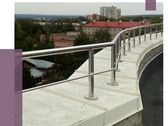 Парапеты и ограждения кровли в Обнинске от 4923 руб.