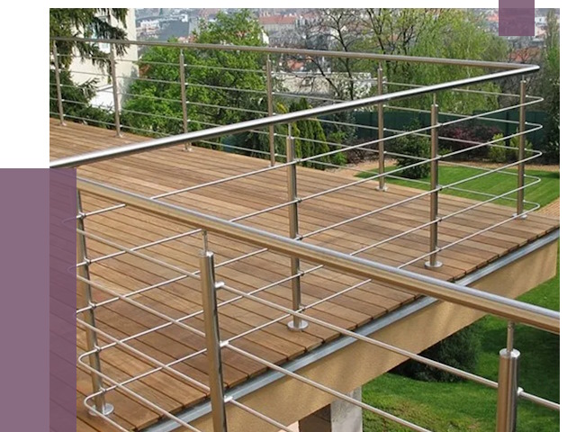 Алюминиевые парапеты в Обнинске под ключ от 7714 руб. 