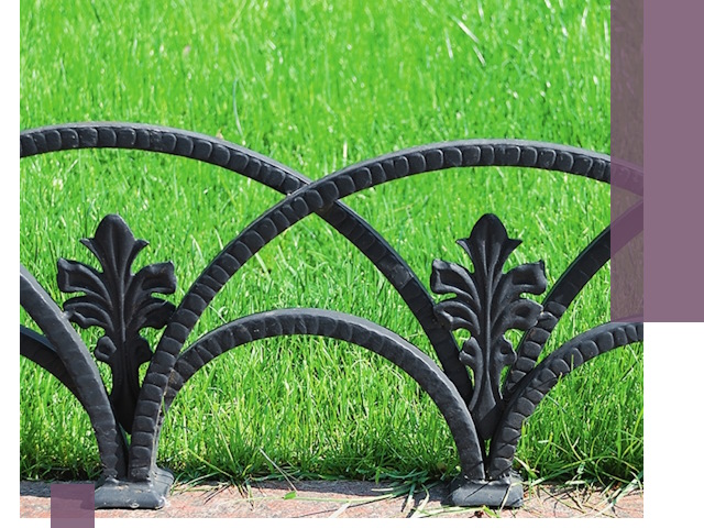 Декоративные металлические бордюры под ключ в Обнинске