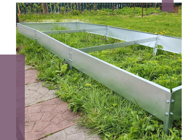 Металлические бордюры для грядок в Обнинске от 1776 руб.