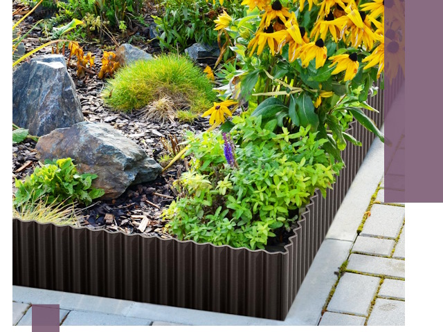 Металлические бордюры для клумб в Обнинске — производство и монтаж