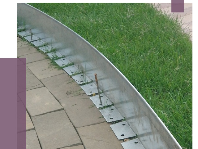 Металлические бордюры для тротуаров в Обнинске от 8628 руб.