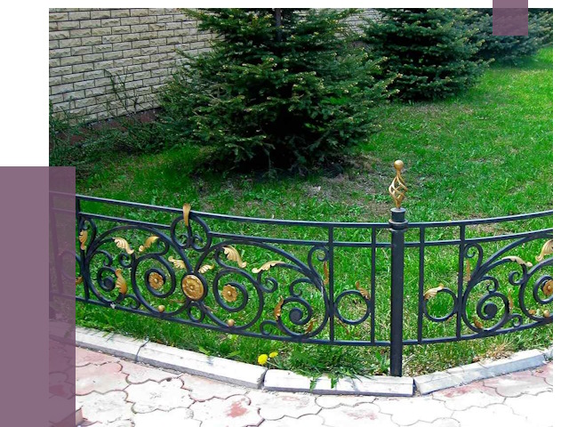 Кованые газонные ограждения в Обнинске от 7562 руб. — ПРОЛЁТ-Бнн