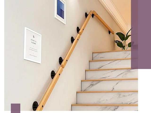 Поручни металлические и деревянные под ключ в Обнинске